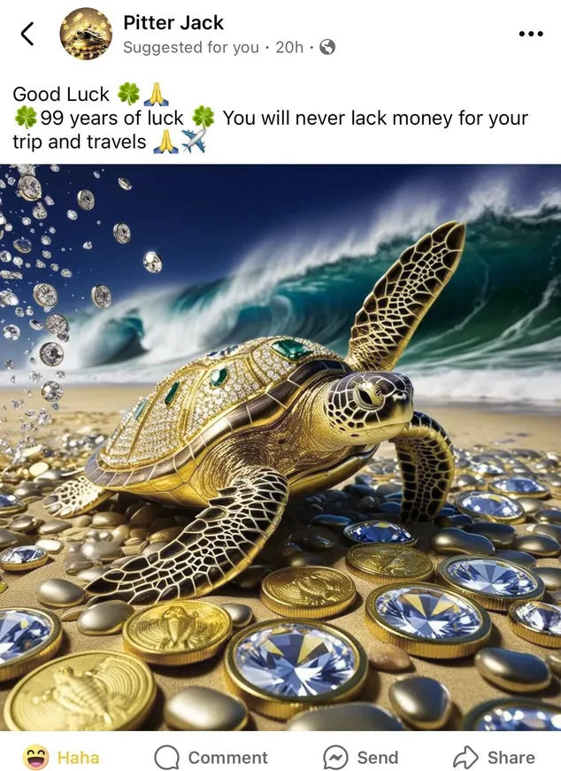 AI Generated Turtle Image